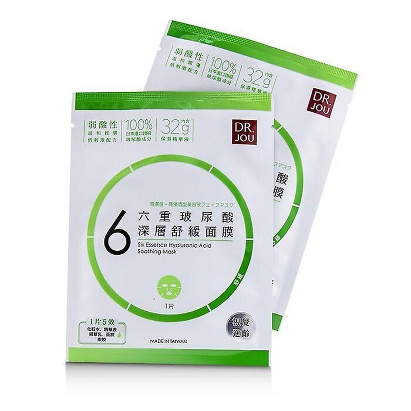 Dr. Jou (by Dr. Morita) Six Essence Hyaluronic Acid Soothing Mask 7pcs