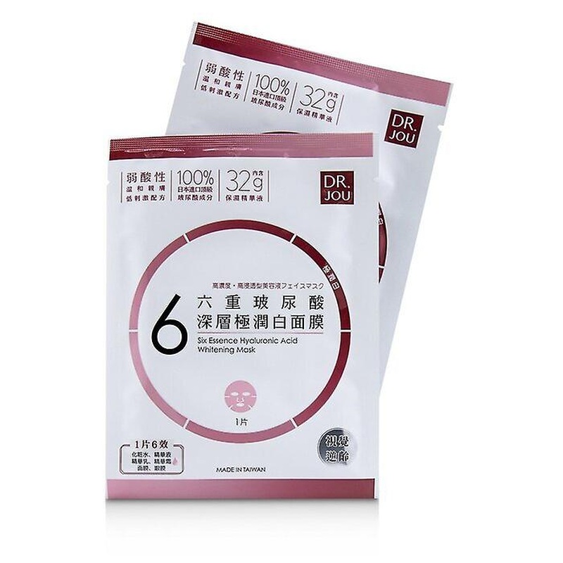 Dr. Jou (by Dr. Morita) Six Essence Hyaluronic Acid Whitening Mask 7pcs