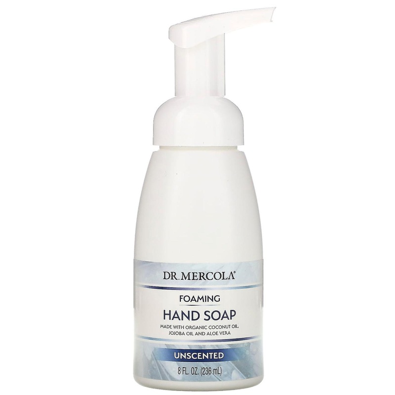 Dr. Mercola, Foaming Hand Soap, Unscented, 8 fl oz (236 ml)