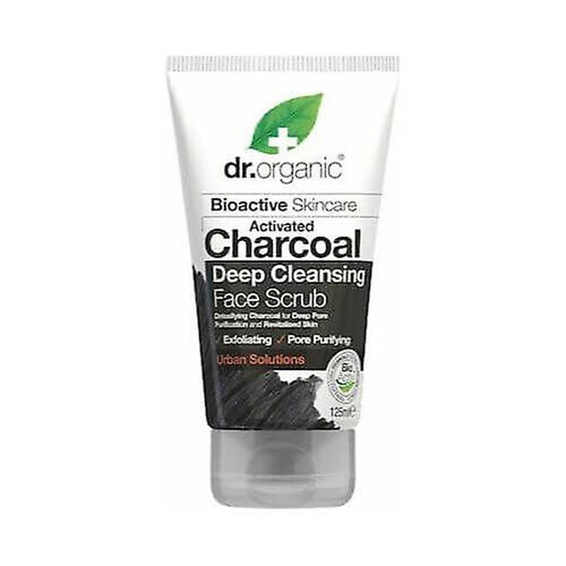 Dr. Organic Activated Charcoal Deep Cleansing Face Scrub 125ml