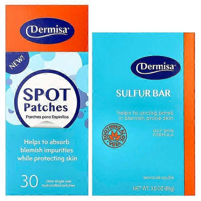 Dermisa, Acne Kit, For All Skin Types, 2 Piece Kit