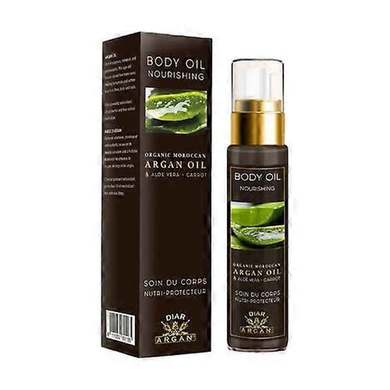 Nourishing argan body oil with aloe vera and carrot 50 ml of oil