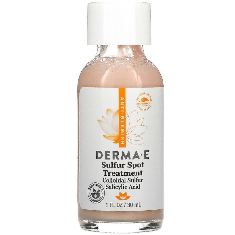 DERMA E, Sulfur Spot Treatment, 1 fl oz (30 ml)