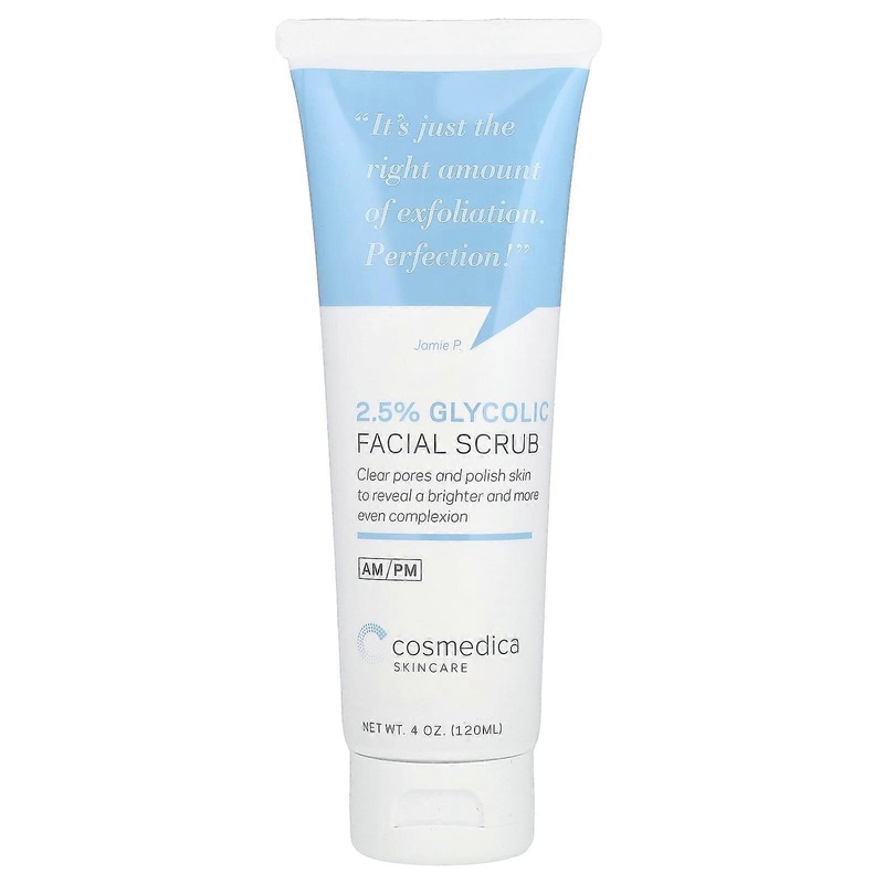 2.5% Glycolic Facial Scrub, 4 oz (120 ml)
