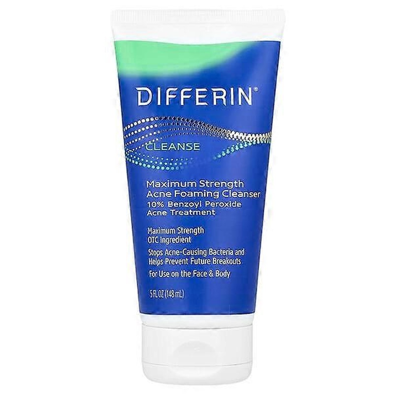 Cetaphil, Differin, Maximum Strength Acne Foaming Cleanser, 5 fl oz (148 ml)