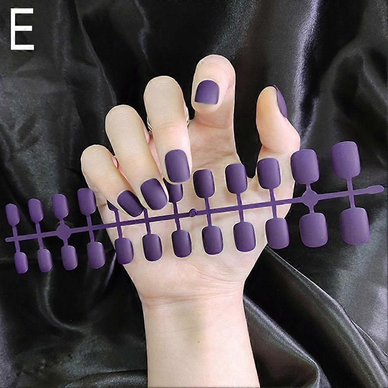 24-Piece Plastic Nail Strips for Reusable Press-On Nails with Multiple Application Methods