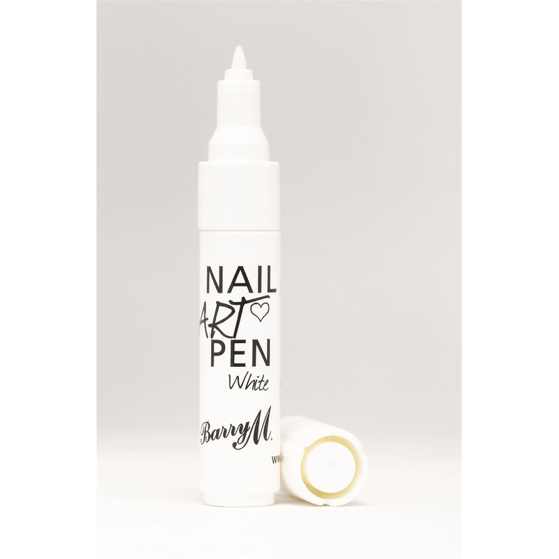 Barry M Makeup - Nail Art Pen - Really Easy to Draw Designs 4 Colours Cosmetics-NAP1 - White