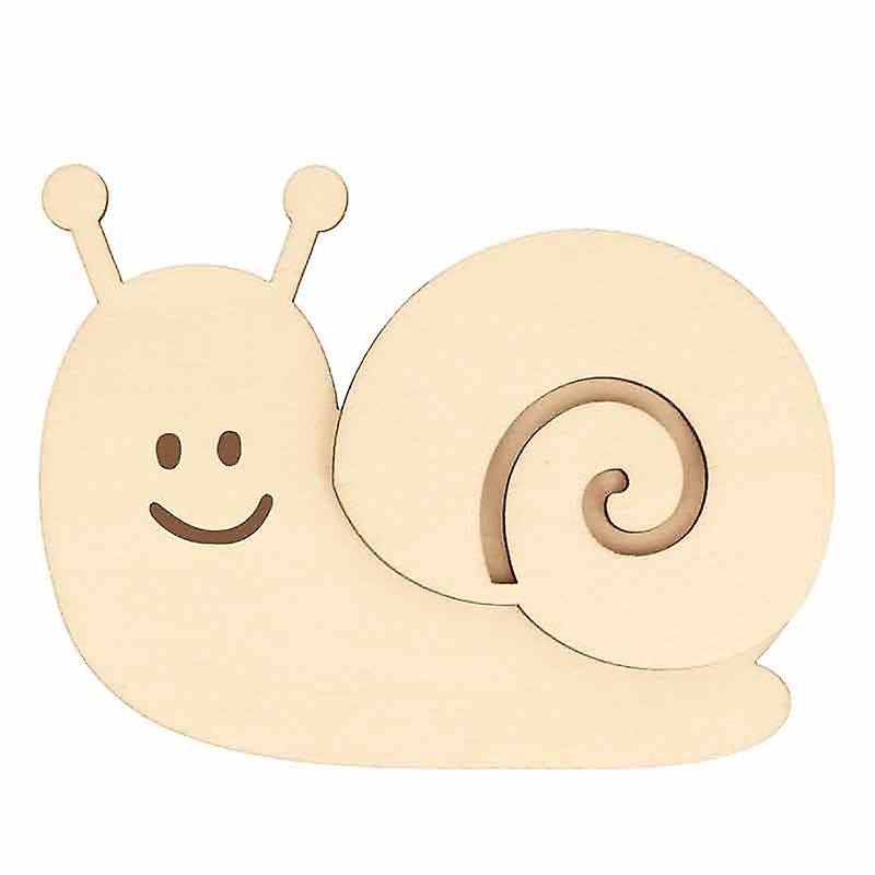 Wood silhouette 9 x 6.9 cm - snail and shell