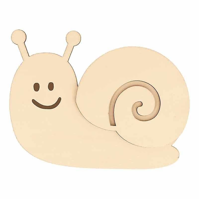 Wooden silhouette 15 x 11.5 cm - snail and shell