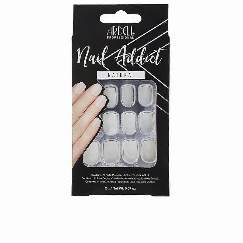 ARDELL NAIL ADDICT square natural 1 u