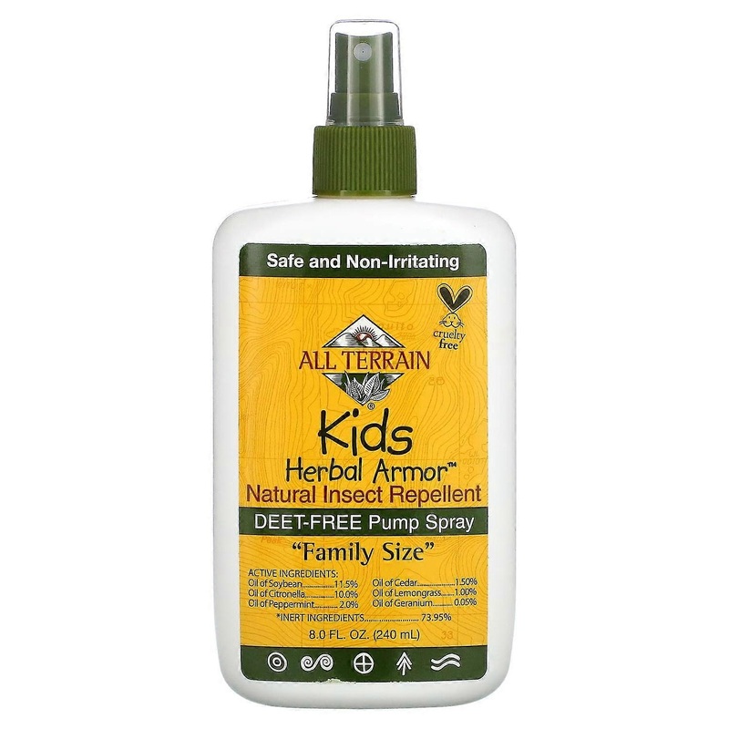 All Terrain, Kids Herbal Armor, Natural Insect Repellent, 8 fl oz (240 ml)