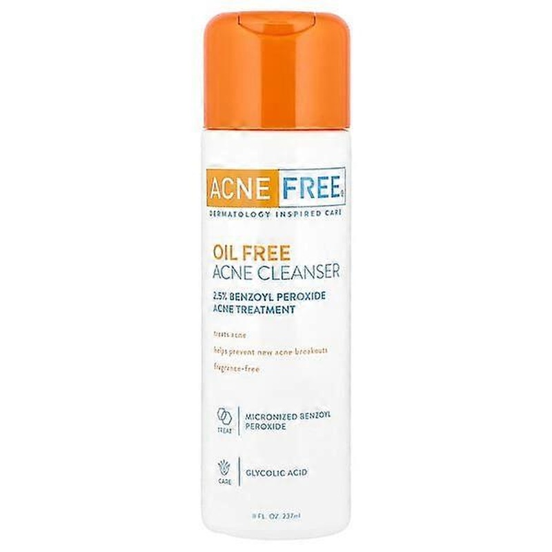 ACNE FREE, Oil Free Acne Cleanser, Acne Treatment, Fragrance-Free, 8 fl oz (237 ml)
