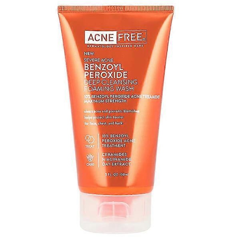 ACNE FREE, Severe Acne, Deep Cleansing Foaming Wash, Maximum Strength, 5 fl oz (150 ml)