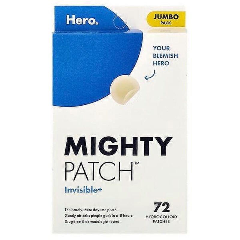 Hero Cosmetics, Mighty Patch, Invisible+, 72 Hydrocolloid Patches