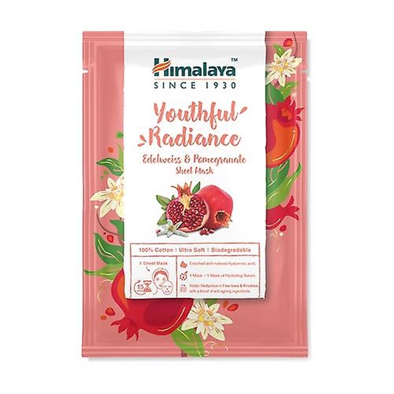 youthful radiance mask edelweiss & pomegranate 30 ml (Pomegranate)