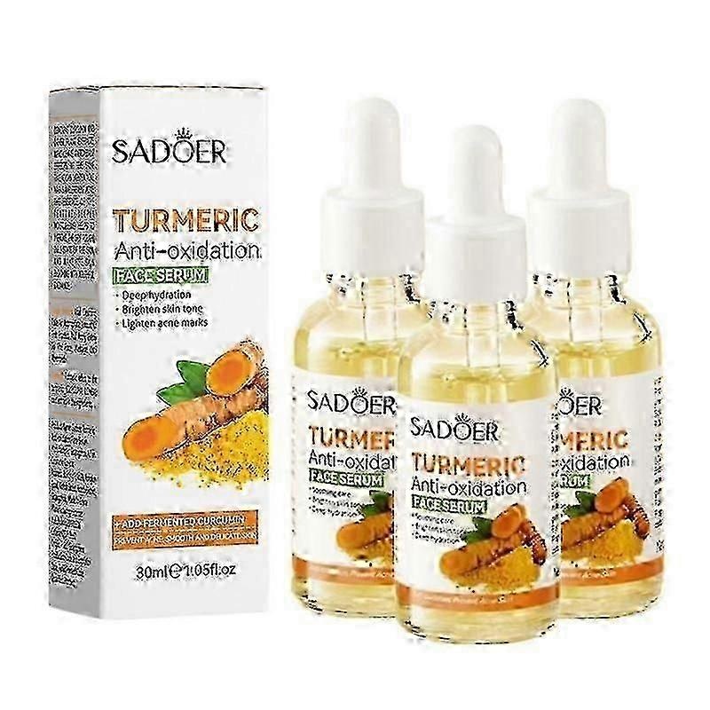 3Pcs Turmeric Anti-oxidation Serum,Turmeric Serum For Dark Spots