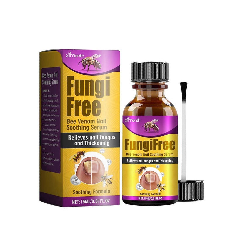 Ximonth Bee Poison Gray Nail Care Solution Hand And Foot Gray Nail Cleaning Nutrition Repair Bright Nail Rotten Nail Thickening