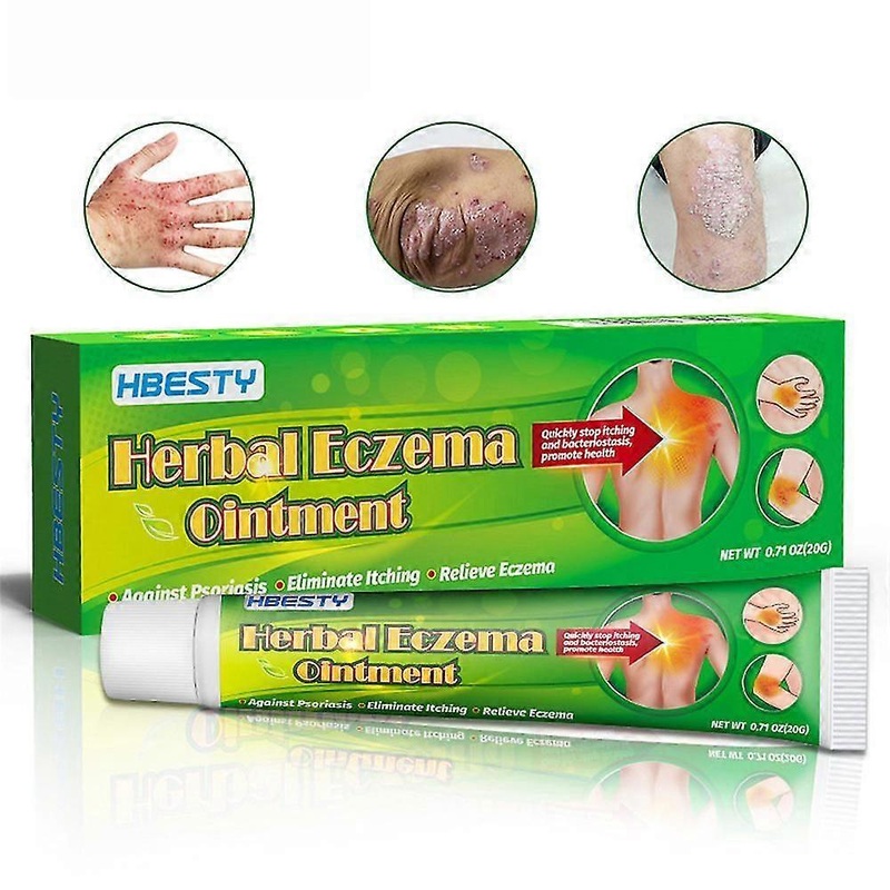 1/2Pcs Natural Herbal Eczema Cream Psoriasis Dermatitis Treatment External Anti-itch Ointment Gel Body Skin Care