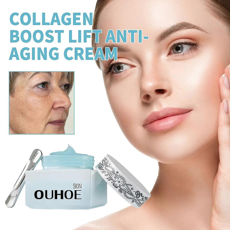 1pc Ouhoe Collagen Anti-aging Cream Anti-aging Restructuring Firming Skin Lightening Chloasma Anti-wrinkle Cream--1PC Product Code 31424