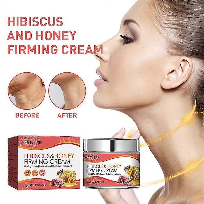 50ml Hibiscus & Honey Firming Cream Neck Skin Tightening Anti Aging