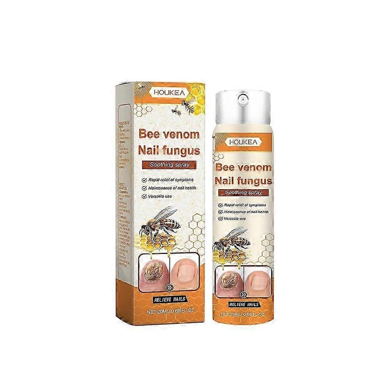 1-3pcs Bee Venom Nail Repair Serum, Nail Care Solution, Natural Bee Venom Nail Care Spray, Ingrown Toenail Care Spray
