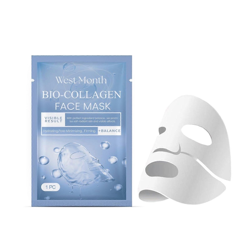 West   Month Collagen Mask Deep Hydrating Elastic Moisturizing Firming Skin Brightening Skin Moisturizing Mask