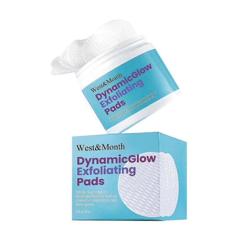 West & Month Exfoliating Pad Clean Dead Skin Light Black Delicate Skin Brightening Pad