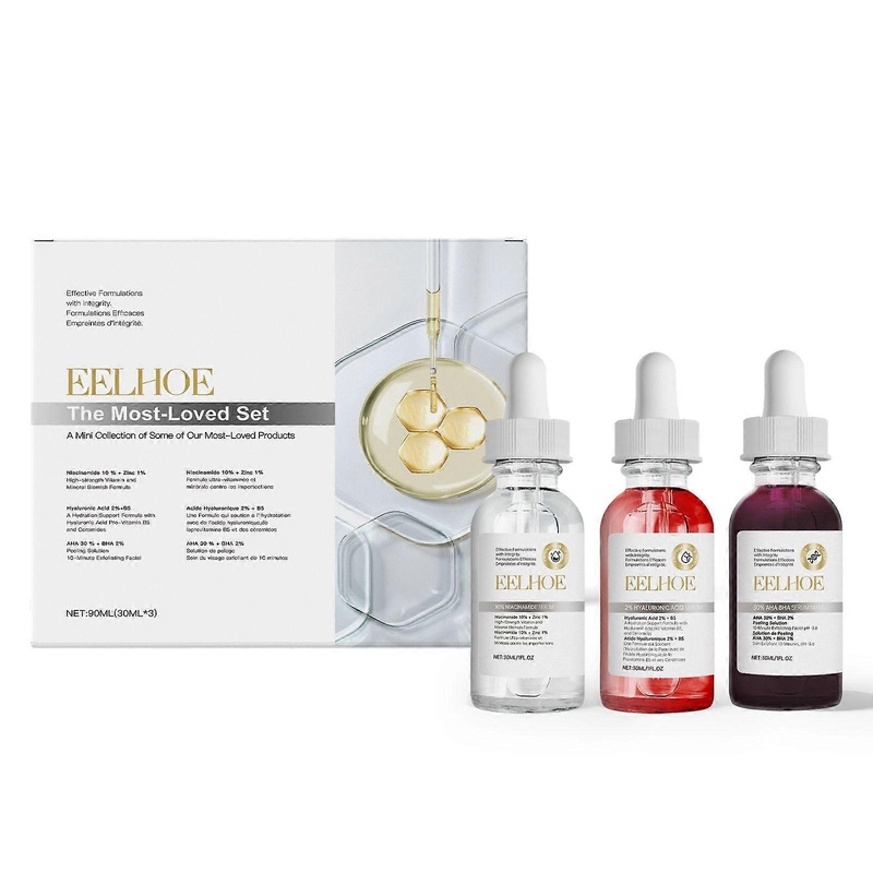 Eelhoe  Set Facial Cleansing  Repair Skin Fading  Mark Essence Mask Set