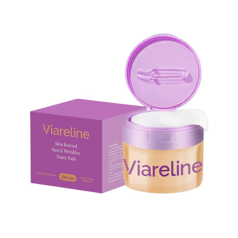 Viareline Moisturizing Cotton Pads, Facial Moisturizing Pads, Gentle, Hydrating And Tender Skin, Daily Wet Compress Cotton Pads