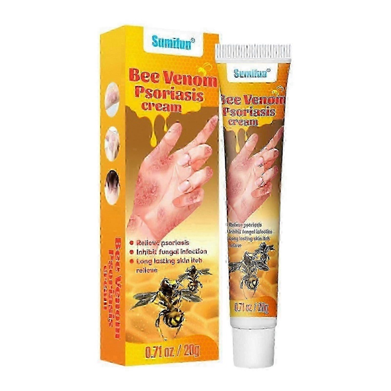 1/2/3pcs Bee-Venom Cream for Psoriasises Treatments, Skin Redness Relief Anti-itch Cream, Body Care Supplies