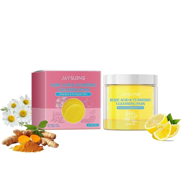 Youdaoplaceholder0 Kojic Acid Turmeric Cotton Pads Gently Cleanse The Skin's Stratum Corneum, Soft, Clear And Soothing Skin Cleansing Pad