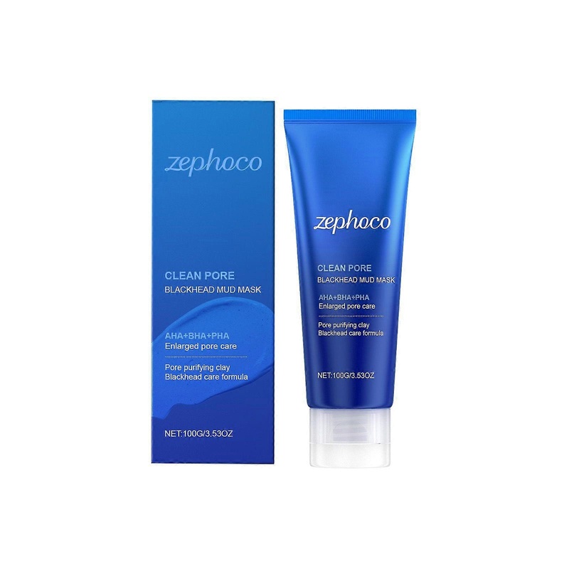 zephoco  Clean Blackhead Mud Mask, Cleans Skin, Tightens Pores, Hydrates And Moisturizes Skin