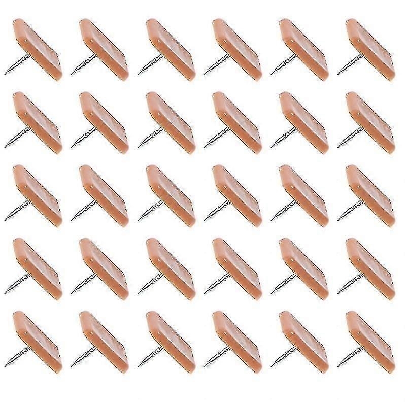 100pcs Home Drawer Sliding Nails Furniture Square Nails Plastic Rectangular Nails