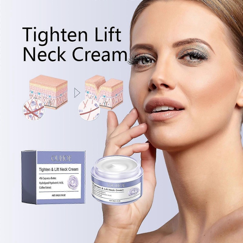Anti-Aging Neck Cream, a firming and lifting neck cream with active repair properties that tightens and eliminates wrinkles to even out skin tone and