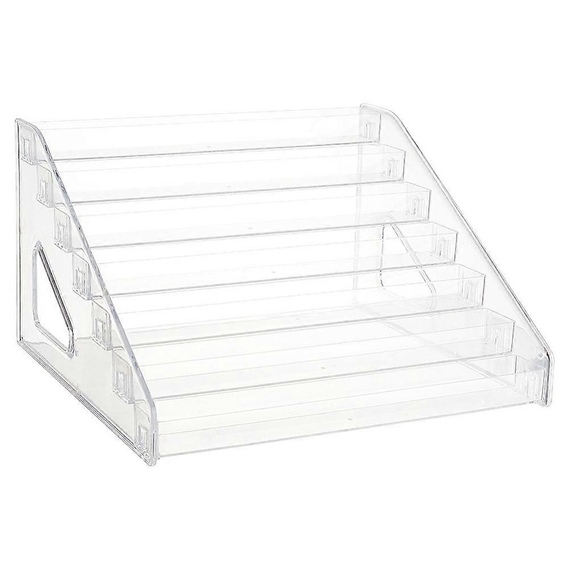 7 Layers Plastic Makeup Pressed Powder Tools Organizer Nail Polish Holder Cosmetic Display Rack for Eyeshadow Essential oils Sunglass Nail Polish Stor
