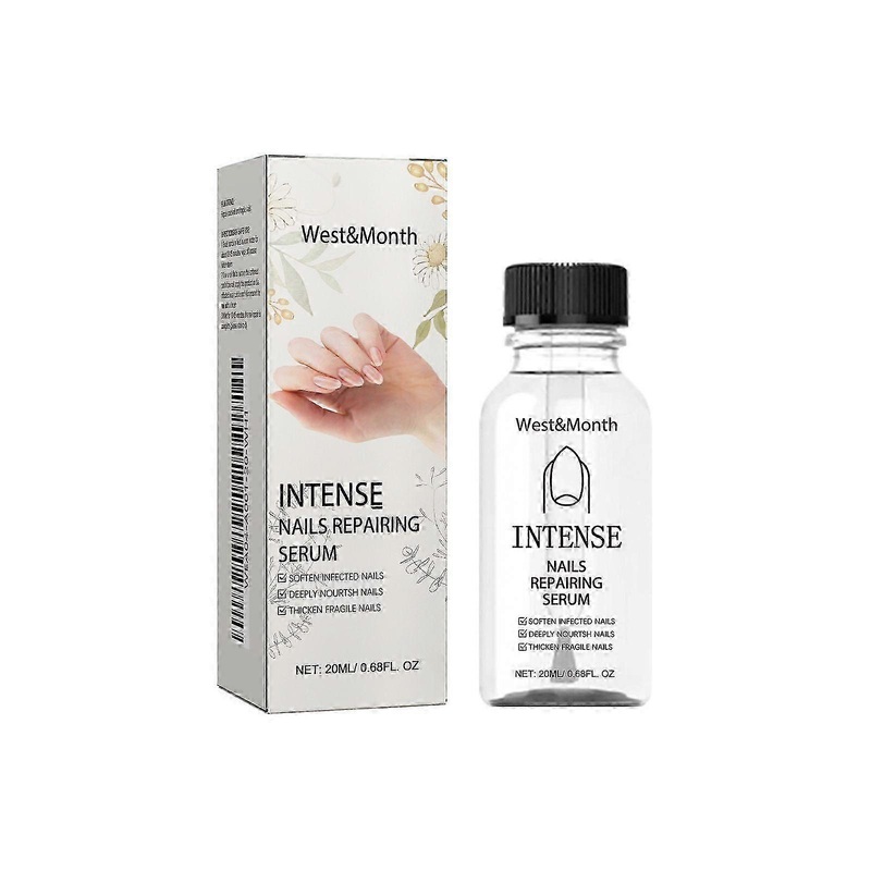 West & Month Nail Care Essence Cleaning Care Hand And Foot Gray Nail Soft Nail Yellow Thickening Bright Nail