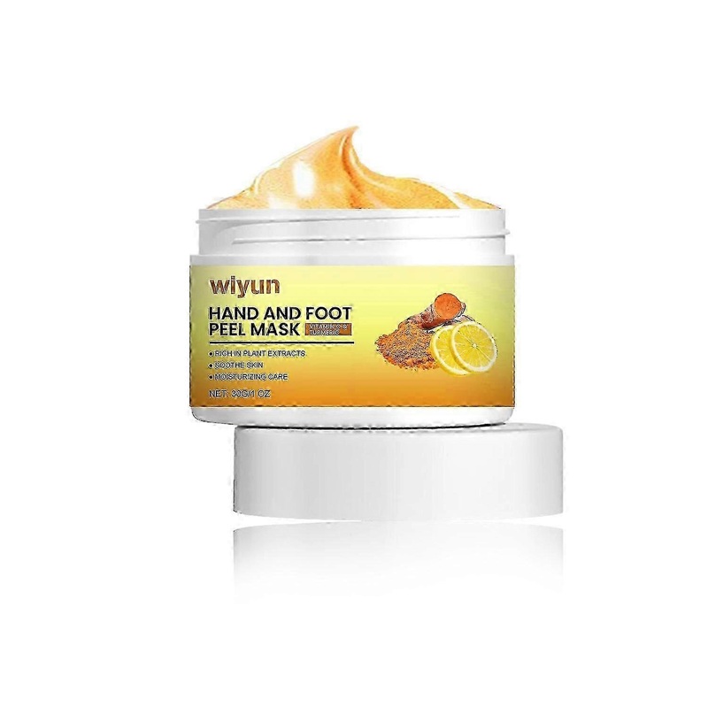 Wiyun Vitamin C Turmeric Pulls Hand And Foot Mask, Gently Cleans Dead Skin, Restores Moisture And No