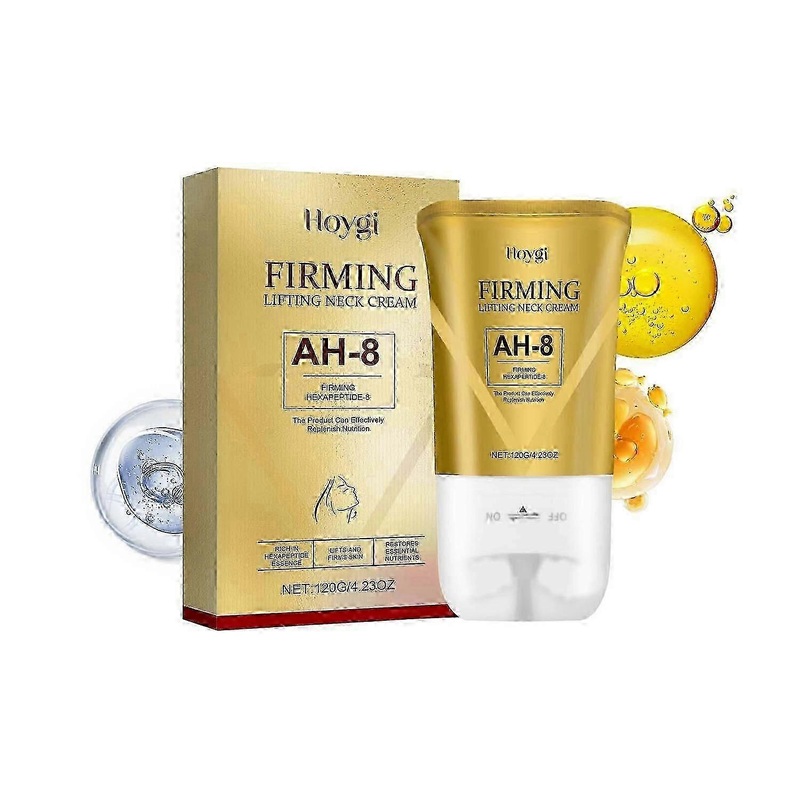 3pcs HOYGI AH-8 Firming Neck Cream for Wrinkle Skin Care with Hexapeptide, Anti-Aging Neck Cream
