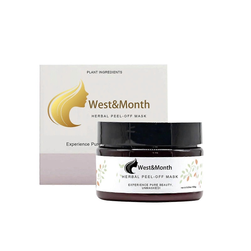 West&Month Peeling Mask, Moisturizing Brightening Removing Blackheads Smear Mask