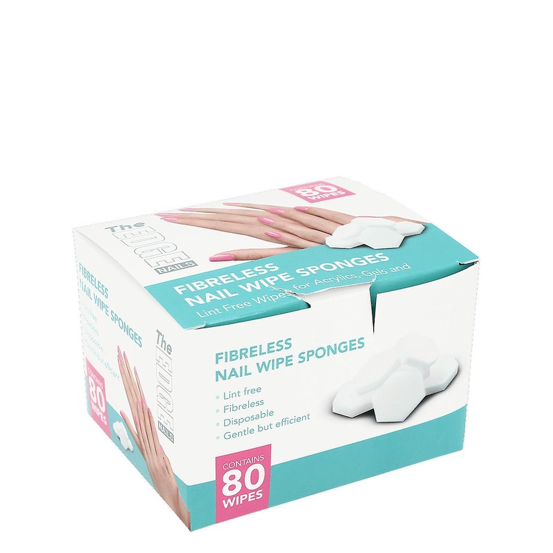 The Edge Nails Fibreless Nail Wipe Sponges x80