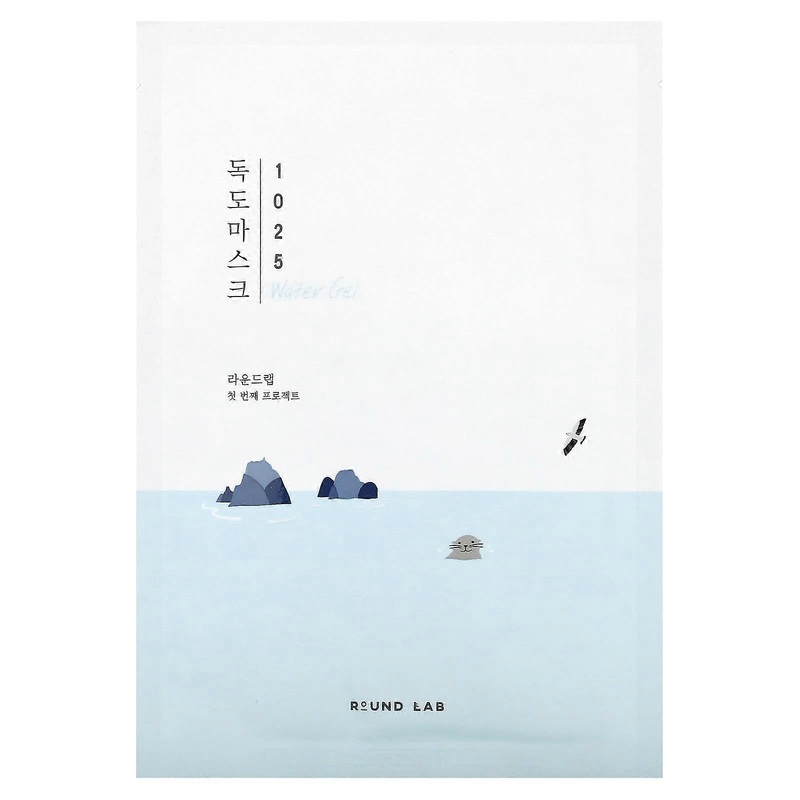 1025 Dokdo Hydrating Water Gel Beauty Mask, 10 Sheets, (30 ml) Each