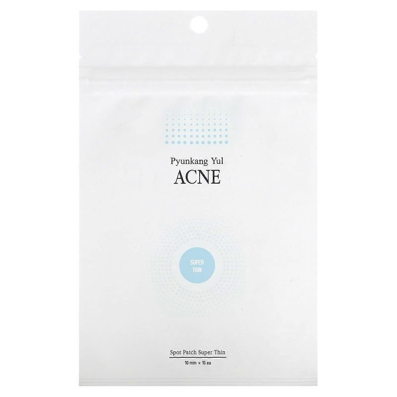 Acne, Spot Patch Super Thin, 15 Count, 10 mm Each