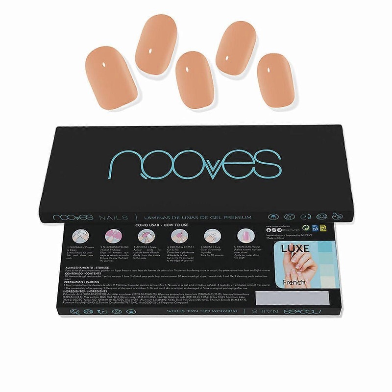 Gel Nail Strips Nooves Lminas De Uas De Gel Cru au soleil 20 Pieces