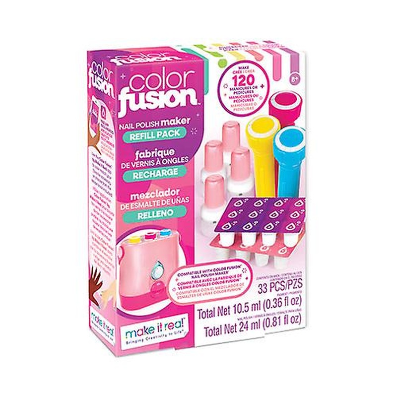 REFILL Make it Real Quality Color Fusion Unique Nail Polish Ages 8 Years and Up