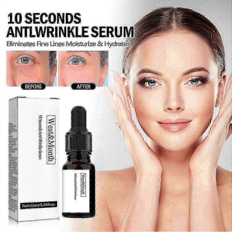 10 Seconds Anti-Wrinkle Serum, Hydrating Firming Skin Care Anti-wrinkle Serum