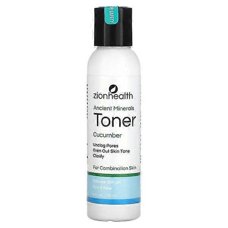Zion Health, Ancient Minerals Toner, Cucumber, 4 fl oz (120 ml)