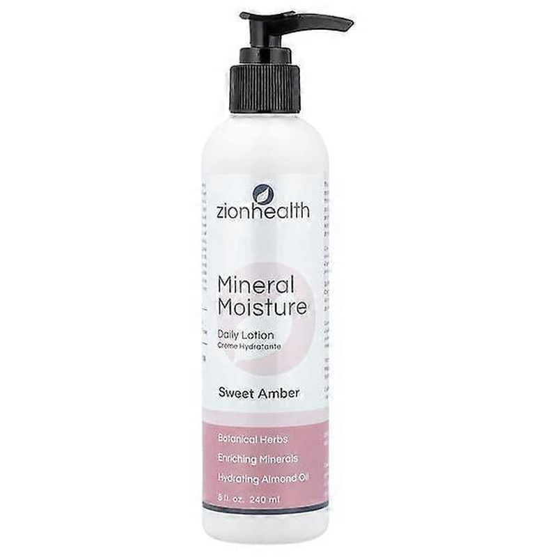 Zion Health, Mineral Moisture Daily Lotion, Sweet Amber , 8 fl oz (240 ml)