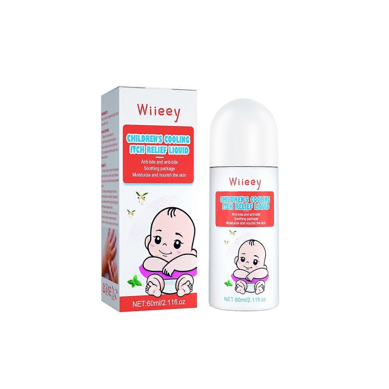 Wiieey Children's Anti-Itch Cooling Liquid For Mosquito Bites, Skin Itching, External Mosquito Repellent And Anti-Itch Cooling Liquid