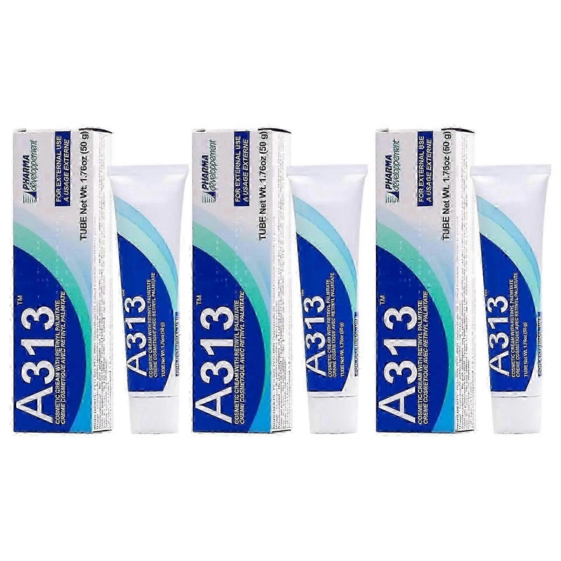 1-3X A-313 Vitamin A Retinol Cream A~313 Retinol Anti-Aging Cream for Face, Reduces Pores & Wrinkles, Treats Acne & Dark Spots