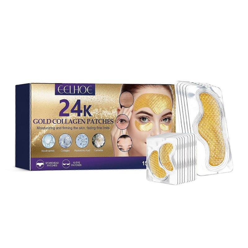 24k Forehead Wrinkle Patch, Tightens Forehead And Raises Fine Lines, Moisturizes And Smoothes Skin